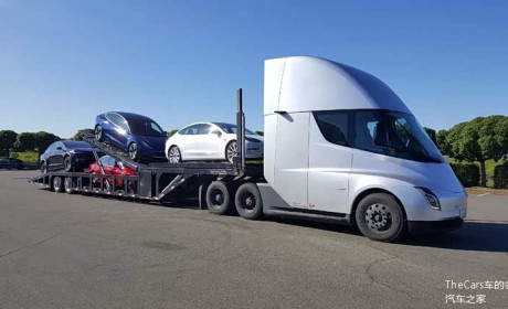 跳票这么久,用Model 3来官宣?Tesla公布Semi卡车运送Model 3